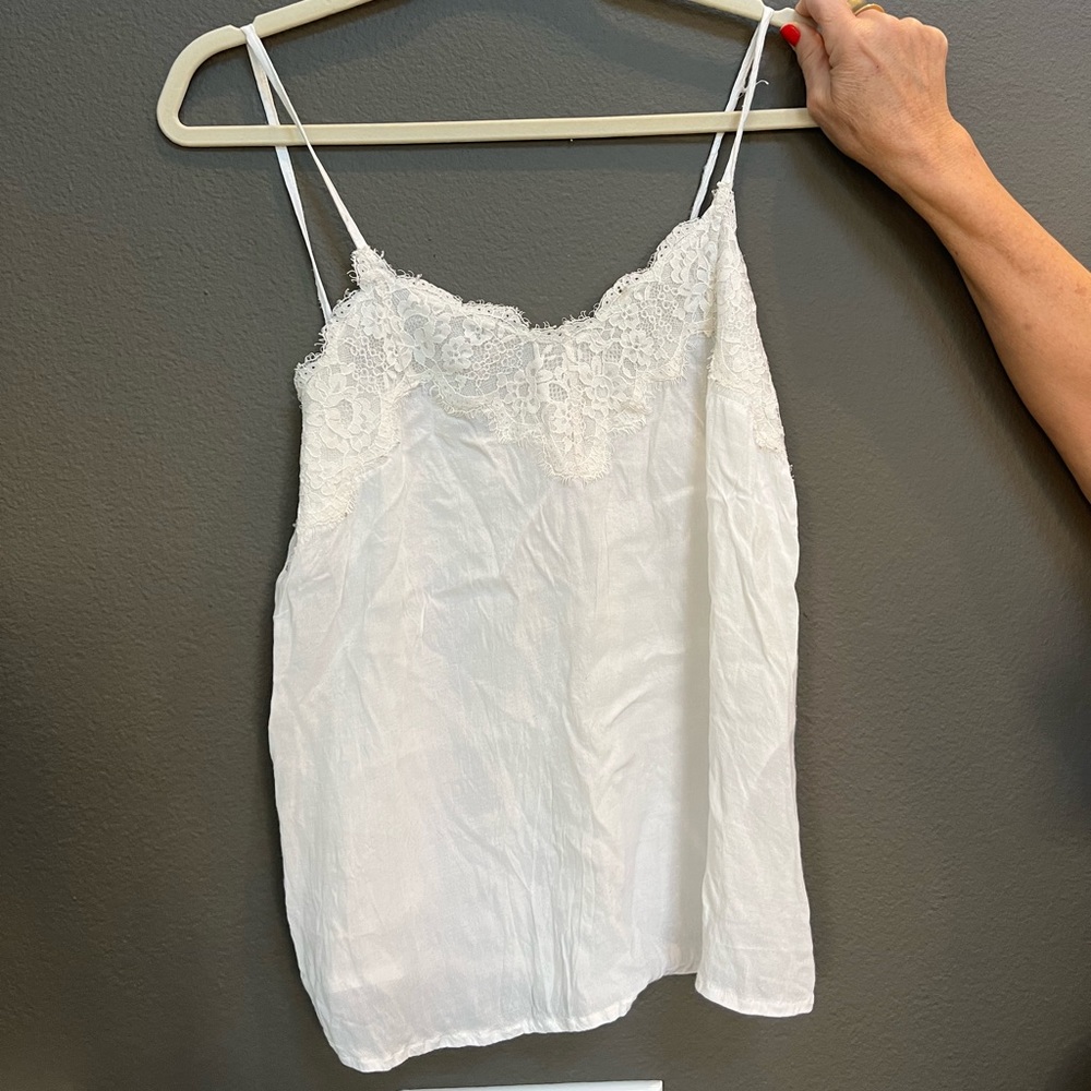 White Abercrombie Top - Small
